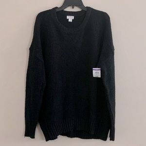 Caslon Black Crew Neck Sweater